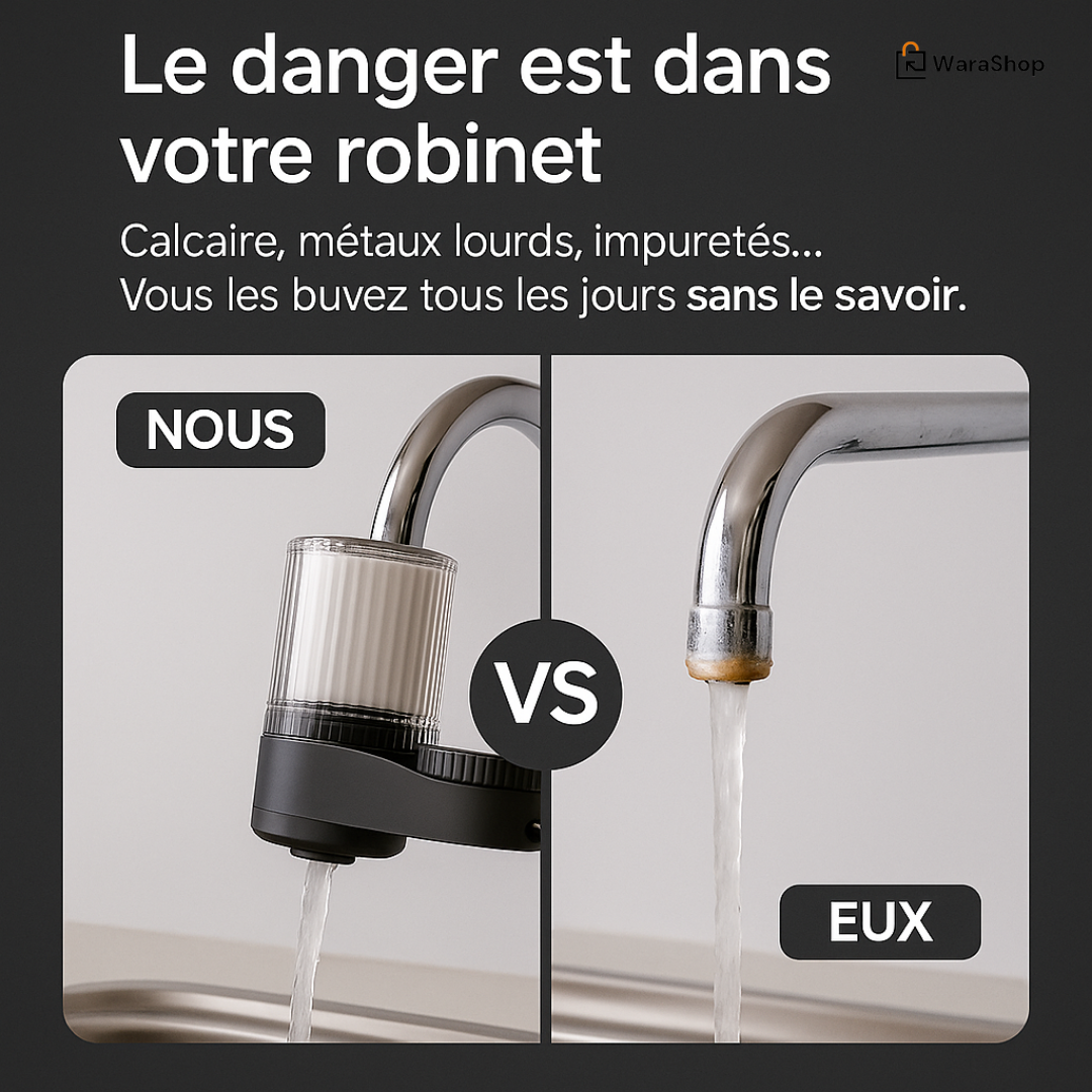 Filtre Premium à Eau Haute Précision – Purificateur Céramique 7 Étapes | Éco-Responsable & Réutilisable