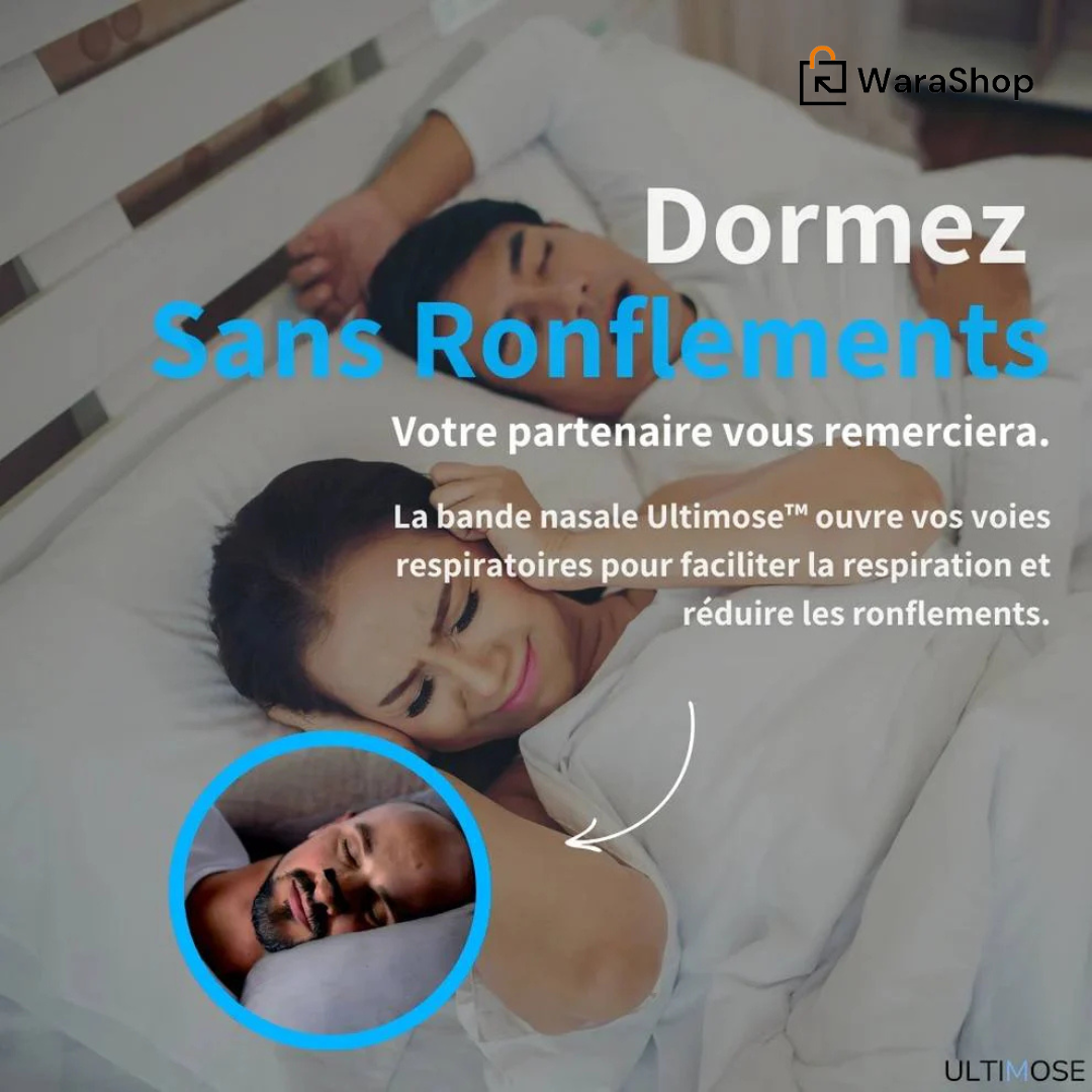 Bandelette Nasale – Améliorez votre respiration et éliminez les ronflements