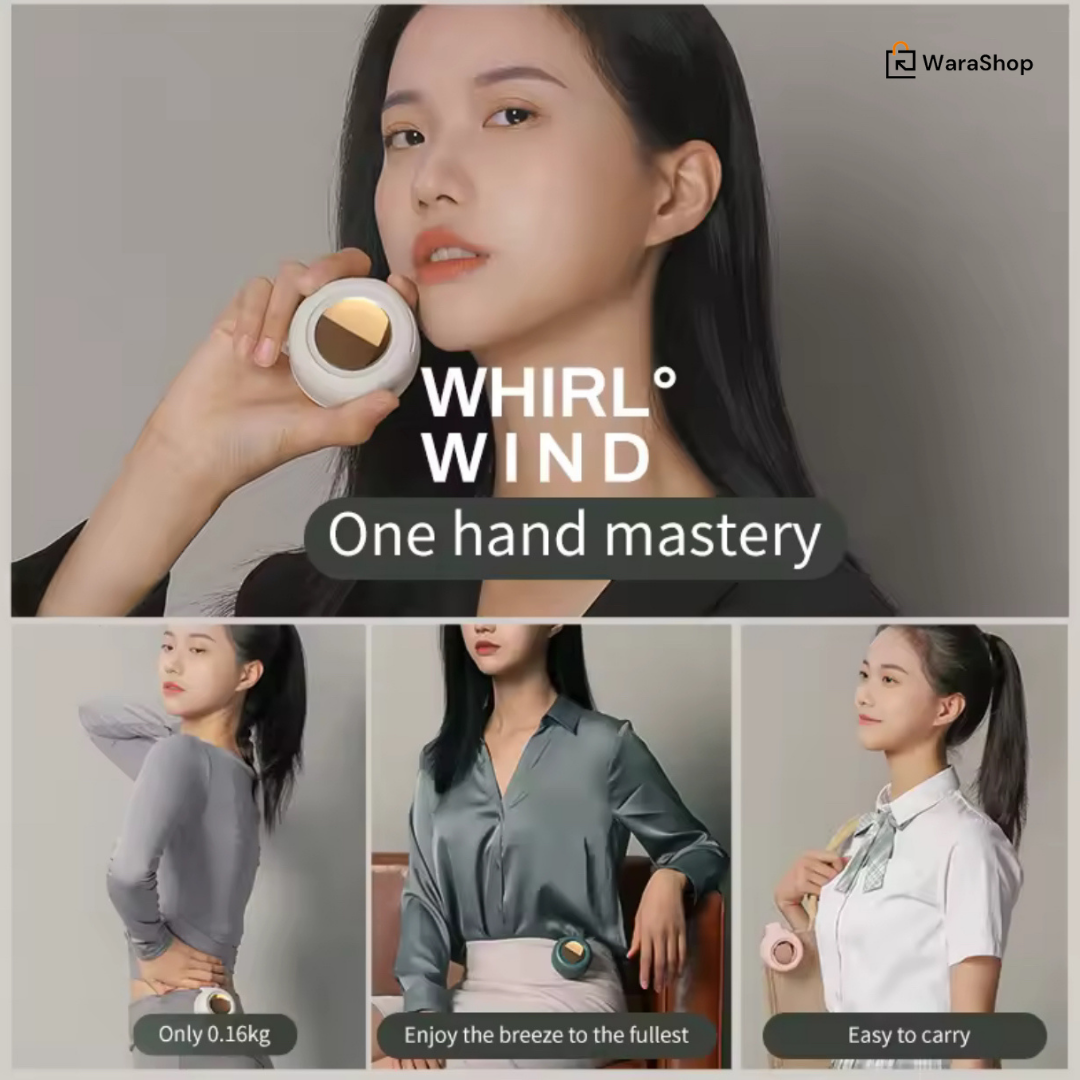 🌟 Mini Ventilateur 360° – Fraîcheur Instantanée pour un Été Sans Limites 🌟