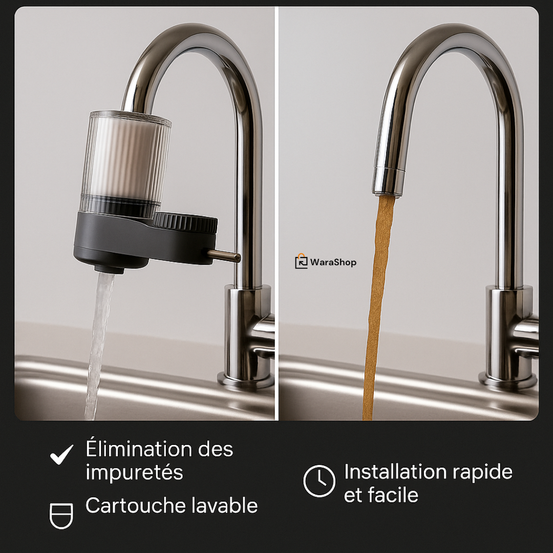 Filtre Premium à Eau Haute Précision – Purificateur Céramique 7 Étapes | Éco-Responsable & Réutilisable