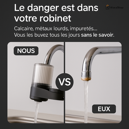 Filtre Premium à Eau Haute Précision – Purificateur Céramique 7 Étapes | Éco-Responsable & Réutilisable