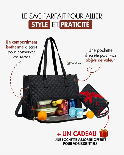 Sac à Bandoulière Multifonction - Parfait pour le Travail ou l’École
