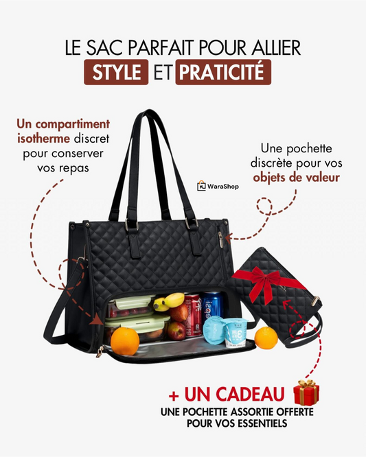 Sac à Bandoulière Multifonction - Parfait pour le Travail ou l’École