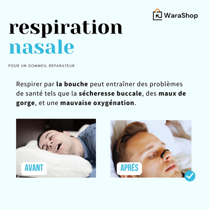 Bandelette Nasale – Améliorez votre respiration et éliminez les ronflements