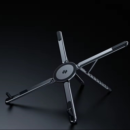 WaraStand Pro™ – Support magnétique pliable 4-en-1 en alliage d’aluminium Pliable & Design Premium
