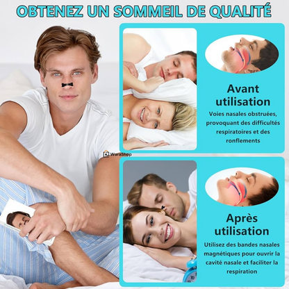 Bandelette Nasale – Améliorez votre respiration et éliminez les ronflements