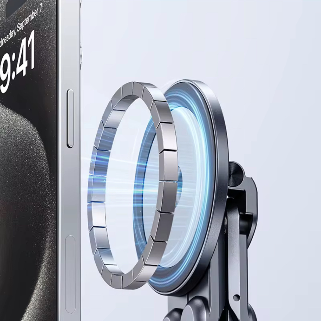 WaraStand Pro™ – Support magnétique pliable 4-en-1 en alliage d’aluminium Pliable & Design Premium