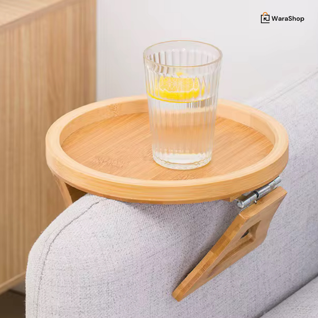 Table à Clipser en bois | Gain de Place, Elegant & Ultra Pratique et Design Naturel