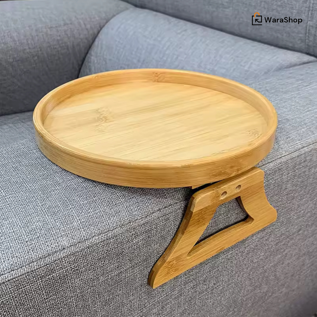 Table à Clipser en bois | Gain de Place, Elegant & Ultra Pratique et Design Naturel