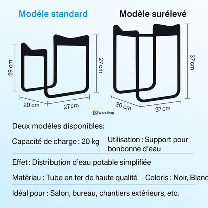 💧Support pour Bonbonne d’Eau (Robinet Offert !) – Stable, Pratique et Résistant
