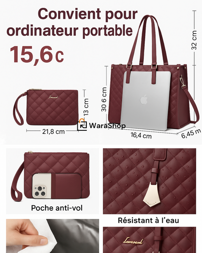 Sac à Bandoulière Multifonction - Parfait pour le Travail ou l’École