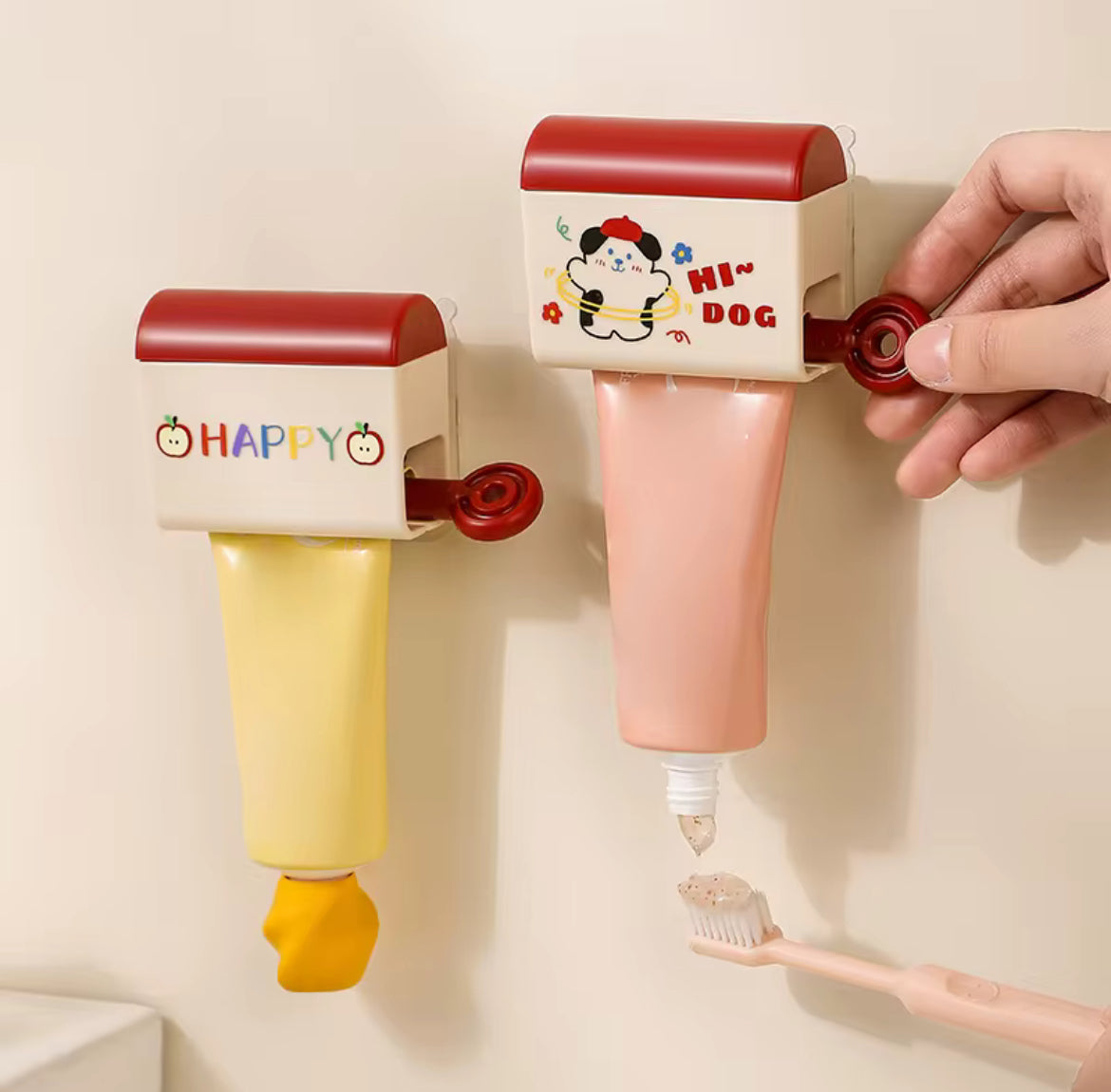 Distributeur mural anti-gaspillage pour dentifrice et soins – Pratique, propre et économique