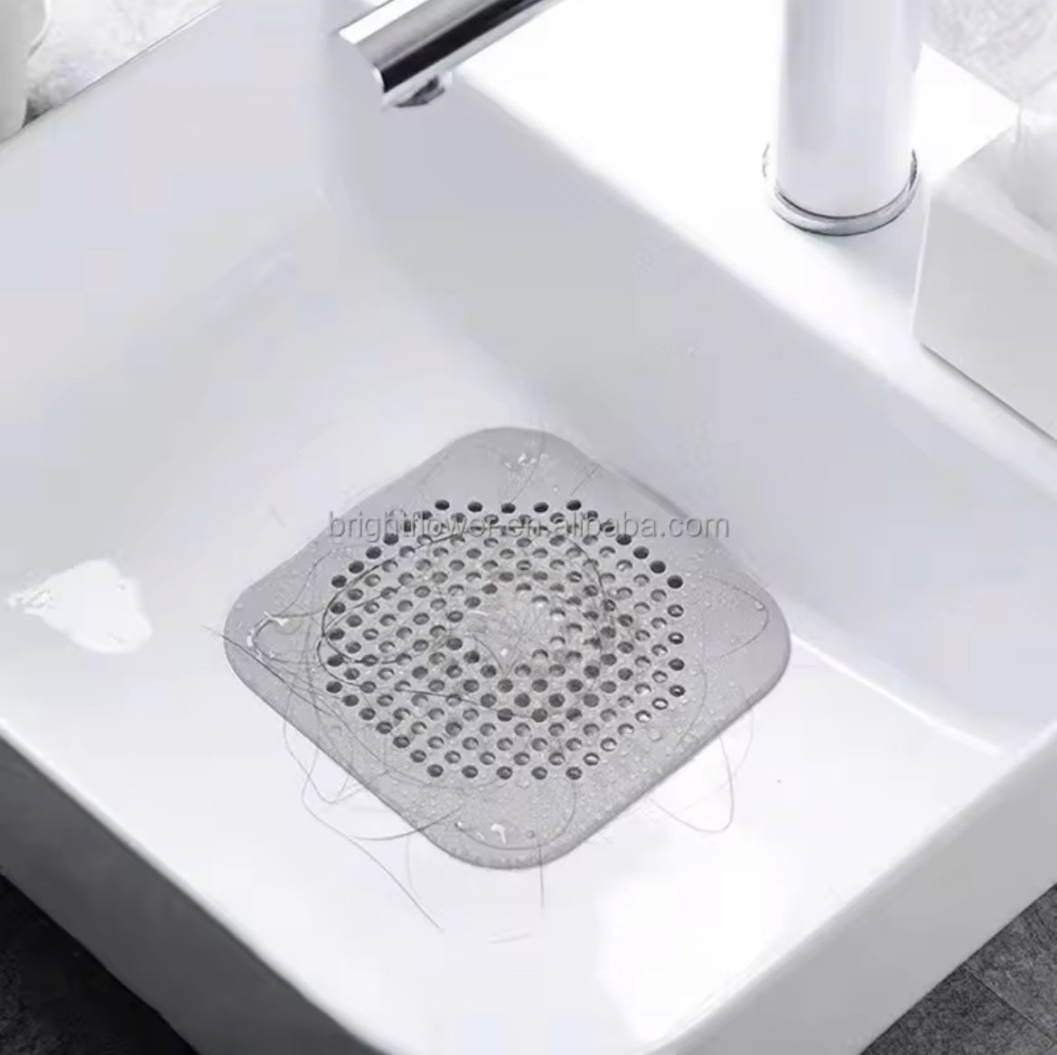 Filtre Anti-Obstruction Réutilisable – Évier, Douche, Lavabo