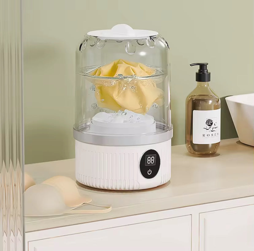 Mini Machine à Laver Portable – Spécial Sous-Vêtements & Voyages